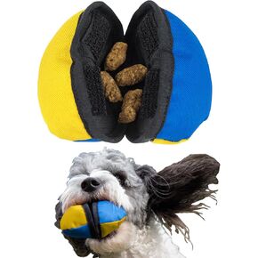 Tug-E-Nuff The Clam | Compact Dog Treat Dispenser Toy with Clever Opening Mechanism | Ideal for Interactive Dog Training | Pocket-Friendly and Size 4.5 inches