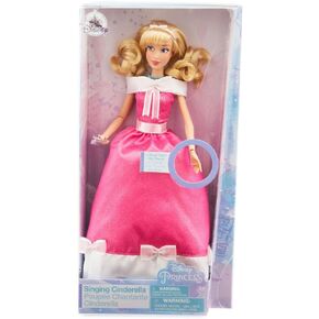 Disney Store Official Singing Doll Collection - Elsa - Fashion Doll with Satin Costume, Organza Cape, and Braided Hair - Disney Princess Toys for Girls