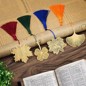 Bookmarks Gifts,Wood Bookmark for Women Men Cute Book Mark for Book Lovers,Pretty Book Marks for Friends Teachers Students Birthday Present (Wood Bookmarks)