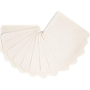 12PCS Fabric Iron on Patches Inside & Outside Strong Glue 100% Cotton Repair Patch for Clothes Pants Mending and Decorating, Black