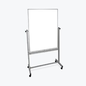 FSE Luxor 373-MB3648WW 36"W x 48"H Double-Sided Magnetic Whiteboard