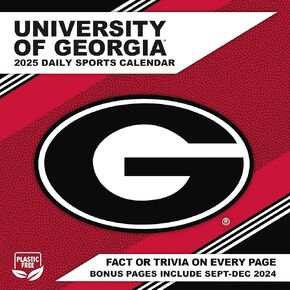 TURNER SPORTS Georgia Bulldogs 2025 Box Calendar (25998053007)