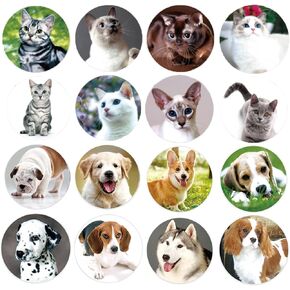 Dog and Cat Stickers for Kids Teachers,1000 Pcs Dog Cat Design Stickers for Kids Birthday Party, School Reward, Giveaways