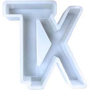 Texas State Shaped TX Silicone Freshie Mold | 4.25 x 3.8" Lone Star Car Houston Oven Safe 450 F for Scented Aroma Beads Cowboys Texan