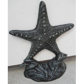 GSM Iron Starfish Doorstop Verdigris Finish