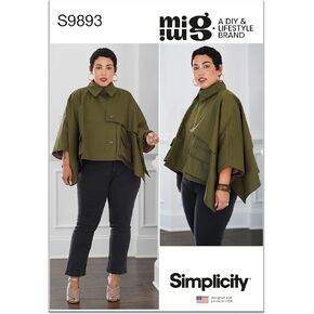 Simplicity Misses Jacket Sewing Pattern Packet, Multicolor