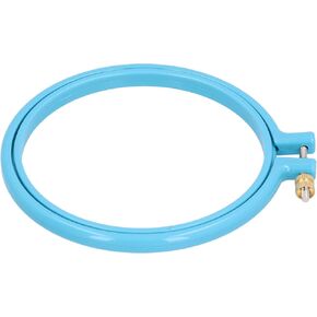 LZKW Cross Stitch Embroidery Hoop, Cross Stitch Embroidery Circle Adjustable Cross Stitch Hoop Ring for Embroidery for Sewing for Craft for Art(5 inches)
