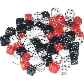 Cousin Fun Packs 62-Piece 8mm-10mm Dice Beads