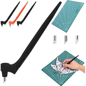 Pefctiordent Tool, Pefctiordent Cutting Tool, Pefctiordent Cutter, Pefctiordent Cutting Craft Tool, Cutting Crafting Tool, Cutting Craft Tool 360-Degree Rotating Blade, With15,30,45Degree Head(Black)
