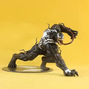 Venom Action Figure Cosplay Heroes Statues Collection Birthday Gifts ，Cute Car Interior Display Home Office Decoration Ornaments PVC Action Figure Model Toy (Venom/Black)