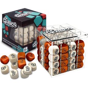 , a Unique 4 in A Row Game, 3D Strategy Board Game for Critical Thinking. The Classic Grid Game in a Sleek Acrylic Cube. Superbly Designed Wooden Cubes. Tactical Game Play for All Ages