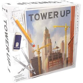 ألعاب ألعاب Monolith: Tower UP - لعبة لوحة بناء المدينة ، الاستراتيجية التنافسية ، حطام البناء الحضري ، الأسرة ، الأعمار 8+ ، 2-4 لاعبين ، 30 دقيقة