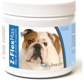 Healthy Breeds Bulldog Z-Flex Max Hip and Joint Soft Chews 50 Count