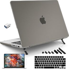 Tuiklol for M4 MacBook Pro 16 inch Case 2024 2023 2022 2021 Release A3404 A3186 M3 A2991 M2 A2780 M1 A2485 Pro/Max Chip,Protective Hard Shell Cover with Keyboard Cover, Clear in Kuwait