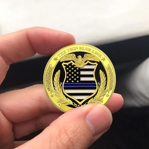 Saint Michael Police Prayer Coin Patron Saint of Police Officers Police Law Enforcement Challenge Coin (Police Graveyard, 1) in Kuwait