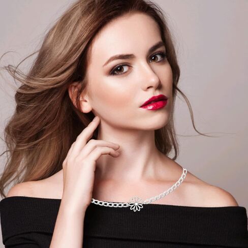 60pcs Flower Connector Charms Alloy Daisy Flower Pendants Double Hole Charms Link Connectors Craft Supplies for DIY Necklace Bracelet Jewelry Making Findings in Kuwait