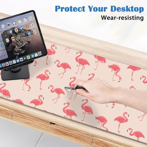 وسادات الماوس ، زهور جمجمة ، وسادة الماوس الكبيرة للمكتبي لوحة الماوس غير المنقولة مع الحواف المخلصة ، حصيرة الماوس لوحة المفاتيح للكمبيوتر ، العمل ، الألعاب ، ديكور المكتب 31.5x15.7 في in Kuwait