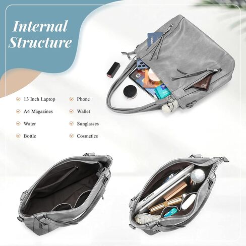 UBORSE حمل الحقائب النساء المحافظ وحقائب اليد مقبض علوي حقيبة كتف ناعمة السيدات مصمم حقيبة جلدية نباتية 2 قطعة مجموعة المحفظة in Kuwait