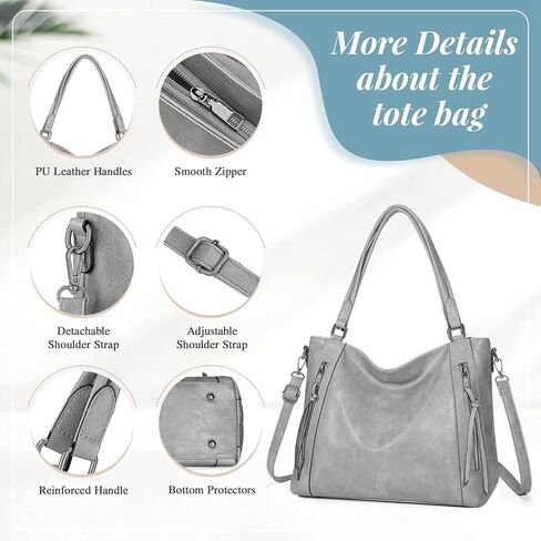 UBORSE حمل الحقائب النساء المحافظ وحقائب اليد مقبض علوي حقيبة كتف ناعمة السيدات مصمم حقيبة جلدية نباتية 2 قطعة مجموعة المحفظة in Kuwait