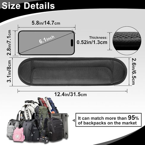 2 Pack Extra Thick Shoulder Strap Pad, Universal Replacement Shoulder Pad, for Shoulder Bags, Detachable Shoulder Strap Pad Pads Help Relieve Shoulder Pain(Sandwich Mesh-Red) in Kuwait