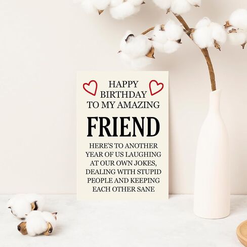 Funny Birthday Cards For Women Men, Rude Birthday Card Gift for Nan Grandad Mom Dad, 50th 60th 70th 80th Birthday Card for Him Her, Happy Birthday Card Dad Mom in Saudi Arabia