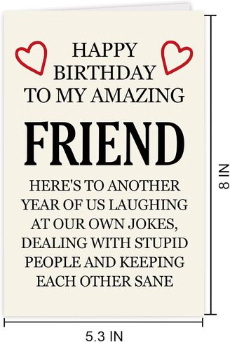 Funny Birthday Cards For Women Men, Rude Birthday Card Gift for Nan Grandad Mom Dad, 50th 60th 70th 80th Birthday Card for Him Her, Happy Birthday Card Dad Mom in Saudi Arabia