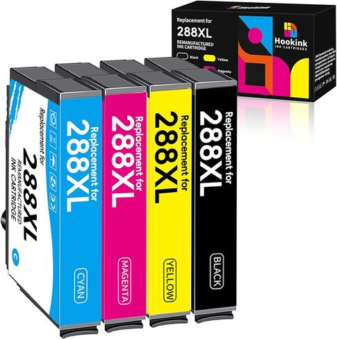 212XL Remanufactured Ink Cartridge Replacement for Epson 212 Ink Cartridge 212 XL T212 Work with Workforce WF-2850 WF-2830 Expression Home XP-4100 XP-4105, 5-Pack,New Upgraded Chip in Saudi Arabia