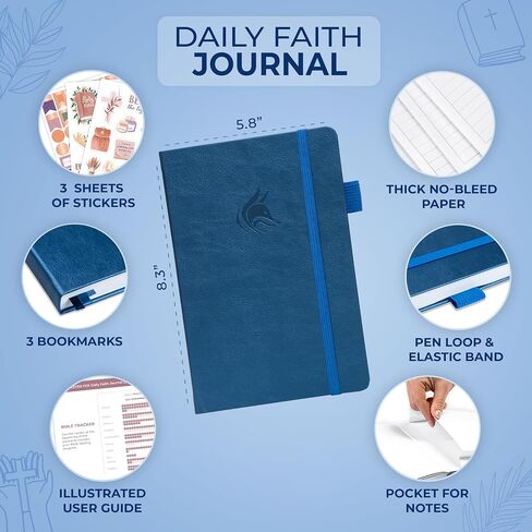 Clever Fox Daily Faith Journal – Guided Prayer, Gratitude & Bible Study Notebook – Faith Based Gifts & Journaling Supplies for Women (Dark Terracotta) in Saudi Arabia