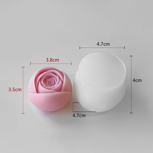 2 Pack Flower Bud Mold - Succulent Flower - Silicone Resin Casting Molds for Candle & Resin & Soap Craft Supplies in Kuwait
