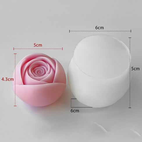 2 Pack Flower Bud Mold - Succulent Flower - Silicone Resin Casting Molds for Candle & Resin & Soap Craft Supplies in Kuwait