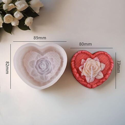 2 Pack Flower Bud Mold - Succulent Flower - Silicone Resin Casting Molds for Candle & Resin & Soap Craft Supplies in Kuwait