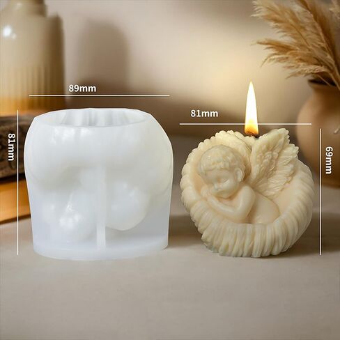 2 Pack Flower Bud Mold - Succulent Flower - Silicone Resin Casting Molds for Candle & Resin & Soap Craft Supplies in Kuwait
