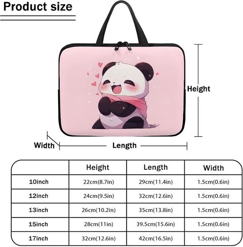 Laptop Carrying Case for Women Men Trendy 10-17 Inch Laptop Bags with Durable Hand Strap Nice Gifts for Friends in Saudi Arabia
