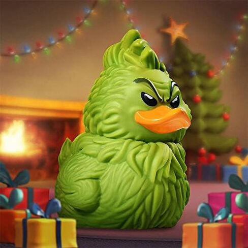 TUBBZ First Edition: The Grinch - Santa Outfit Grinch Cosplaying Rubber Duck Vinyl Figure in Saudi Arabia