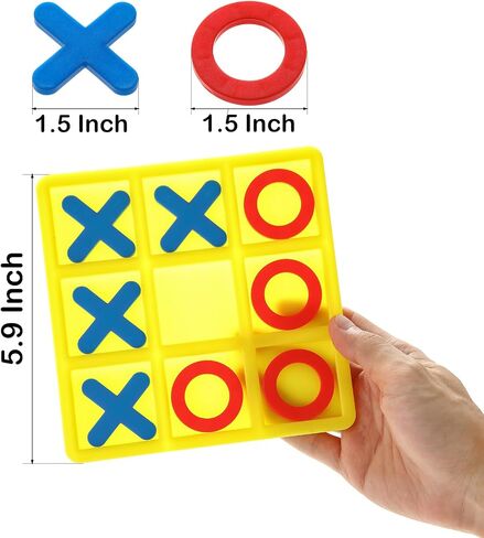 Tic Tac Toe Bolt Game,Tic Tac Toe Family Game, Classic Board Game, Classical Family Board Game,Children's Tic Tac Toe Game, Board 5 X 5 in in Saudi Arabia