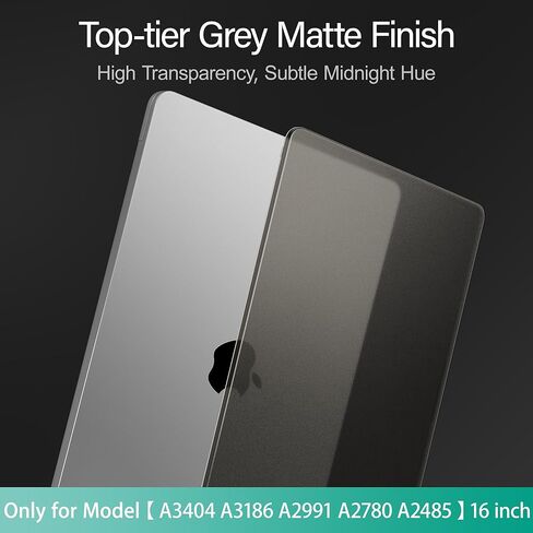 Tuiklol for M4 MacBook Pro 16 inch Case 2024 2023 2022 2021 الإصدار A3404 A3186 M3 A2991 M2 A2780 M1 A2485 Pro/Max Chip ، غطاء قشرة صلبة واقية مع غطاء مفاتيح ، واضحة ، واضحة in Kuwait