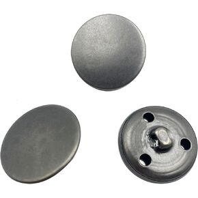 Pack 10 Antique Metal Round Buttons,Suit Coat Blazer Sewing Replacement Button Set Golden 1 inch PT416
