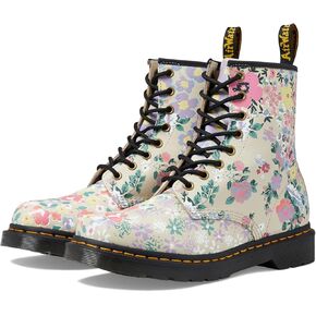 Dr. Martens Unisex 1460 Greasy Leather 8 Eye Boot, Black, 10 Women/9 Men