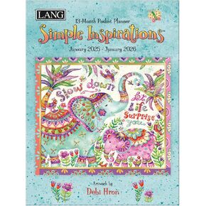 LANG Simple Inspirations™ 2025 Monthly Pocket Planner (25991003185)