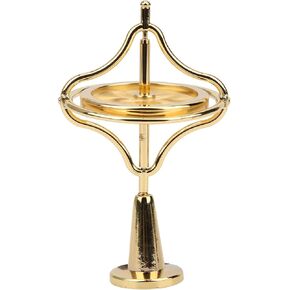 لعبة Keenso Gyroscope ، لعبة جيروسكوب دوارة جيروسكوب توازن الحركة في الفيزياء للبالغين (الذهب)