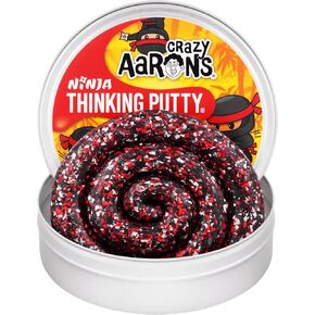 Crazy Aaron's Thinking Putty® - Ninja - Multi-Color Sensory Putty for Kids and Adults in a 4" Tin - Creative and Endless Fun, Stress Relief Therapy Toys, Never Dries Out - Made in USA