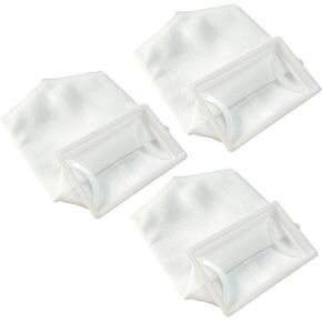 3 Pack Rectangle Filter Sock 200 μm 7 x 4.5 Inch Aquarium Filter Bags Aquarium Filter, Rectangle Aquarium Filter Sock, Rectangle Felt Filter Sock, Aquarium Filter Bags for Saltwater