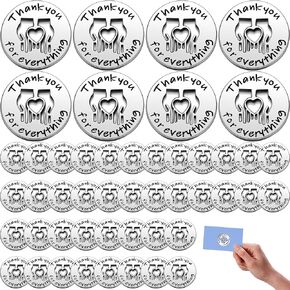 48 Pcs Kindness Coins Incentives Tokens for Kids Behavior Metal Tokens Token of Appreciation for Student Awards School Supplies and Coworkers Office Supplies Behavior,Tokens Coins 0.79 Inches