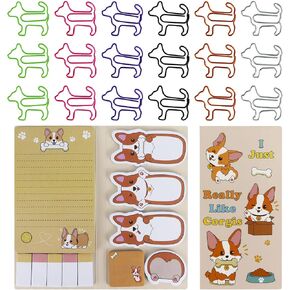 Cute Cat Sticky Notes Set, 550 Sheets, Cute Self-Stick Notes Pad Gift, Writing Memo Pads Page Marker to Do Notepad Separation Tabs School Office Supplies Small Gift (Cats)