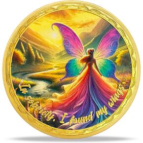 رقاقة الرصانة الفراشة Imasoner من مدمني الكحول المجهول ، عملة الرصانة الخيالية الزهرة مع صلاة الصفاء ، ميداليات AA للنساء الرجال ، AA العملات المعدنية للعيش الرصين