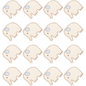 ABOOFAN Cards Notecards 60pcs Sticky Memo Pads Elephant Shaped Page Markers Tabs Message Note Reminder Sticker Writable Repositionable File Tabs Labels for Reading Notes Books Blank Blank Cards