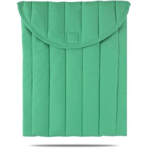 Puffy Laptop Sleeve 13-14 Inch Streak-Green, Protective Carrying Case for Men and Women, Cute Case Bag Compatible with 13 and 14 Inch Laptops, for MacBook Air M2, Asus/Dell Xps in Cover