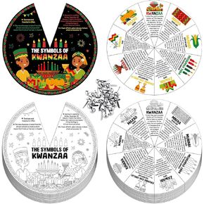 Spiareal 30 Set Fruit of The Spirit Coloring Wheel Religious Crafts for Kids DIY Sunday School Crafts with Silver Fasteners Color Your Own Art Wheel Kit for Christian Bible Celebrate Activity