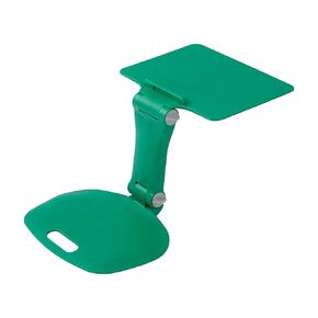 ECR4Kids The Surf Folding Portable Lap Desk, Flexible Seating, Peacock Blue