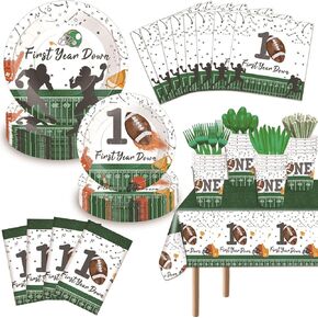 165pcs زخارف حفلات كرة السلة تخدم 20 ، تشمل ألواح مناديل أكواب ملاعق شوكات سكاكين قش راية ومغلق كرة السلة لزخارف حفلة عيد ميلاد كرة السلة
